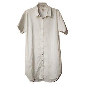 EILEEN FISHER White Short Sleeve sz XS/TP